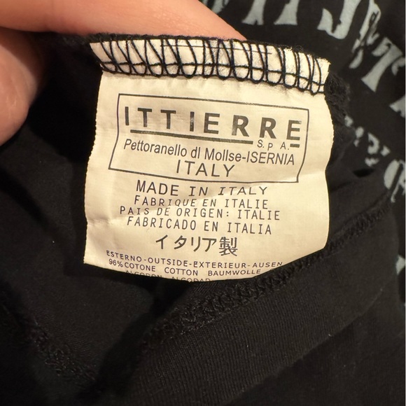 Armani jeans Men's Black Graphic T-Shirt cotton blend - Picture 7 of 8